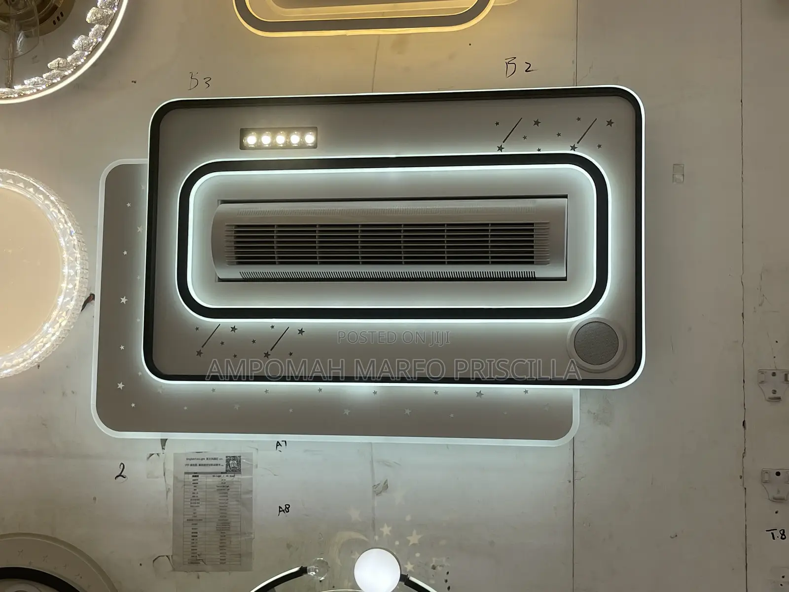 Modern Home Decorative Ceiling Light With Fan Like A.C
