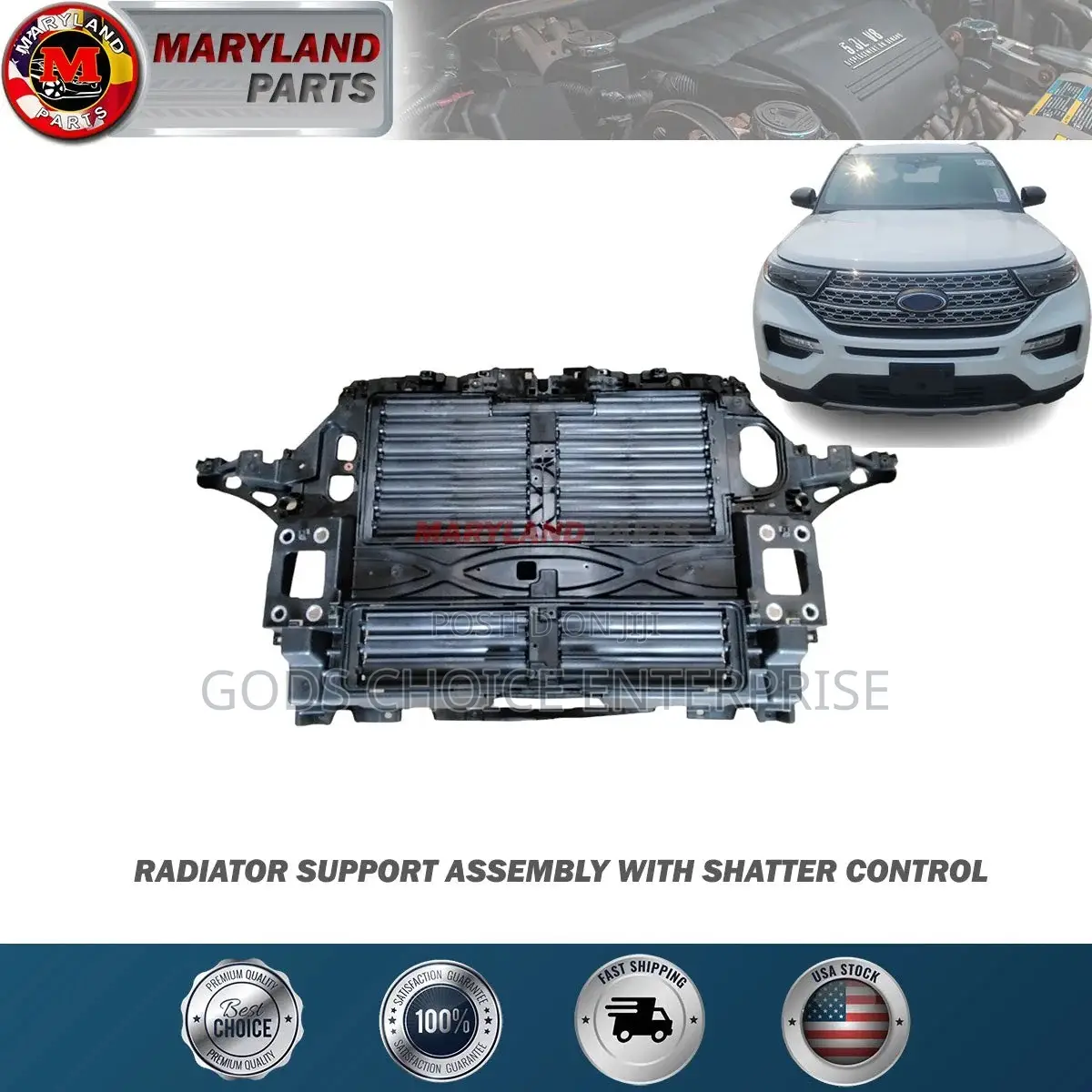 Radiator Support Explorer 2021-2022-2023