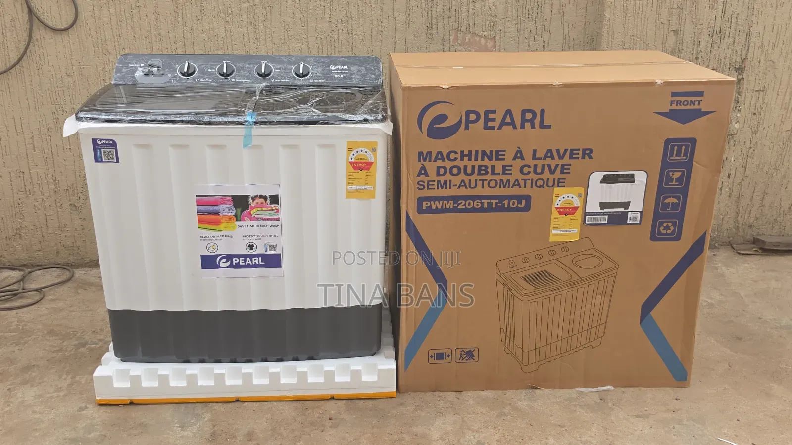 Pearl 20kg Semi Automatic Washing Machine