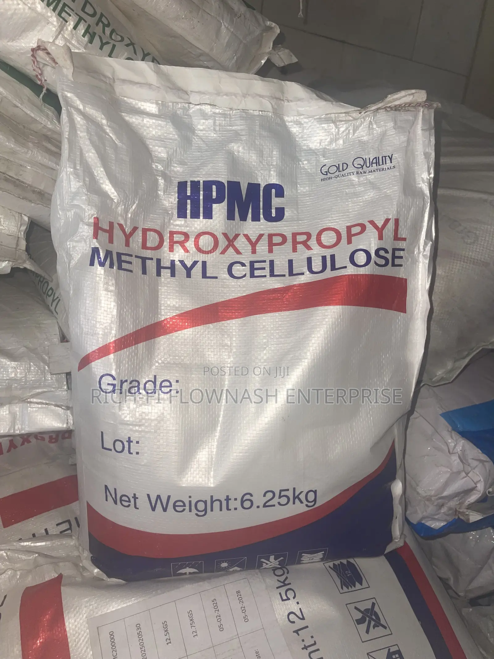 HPMC Hydroxypropyl Methyl Cellulose 25kg Bag -