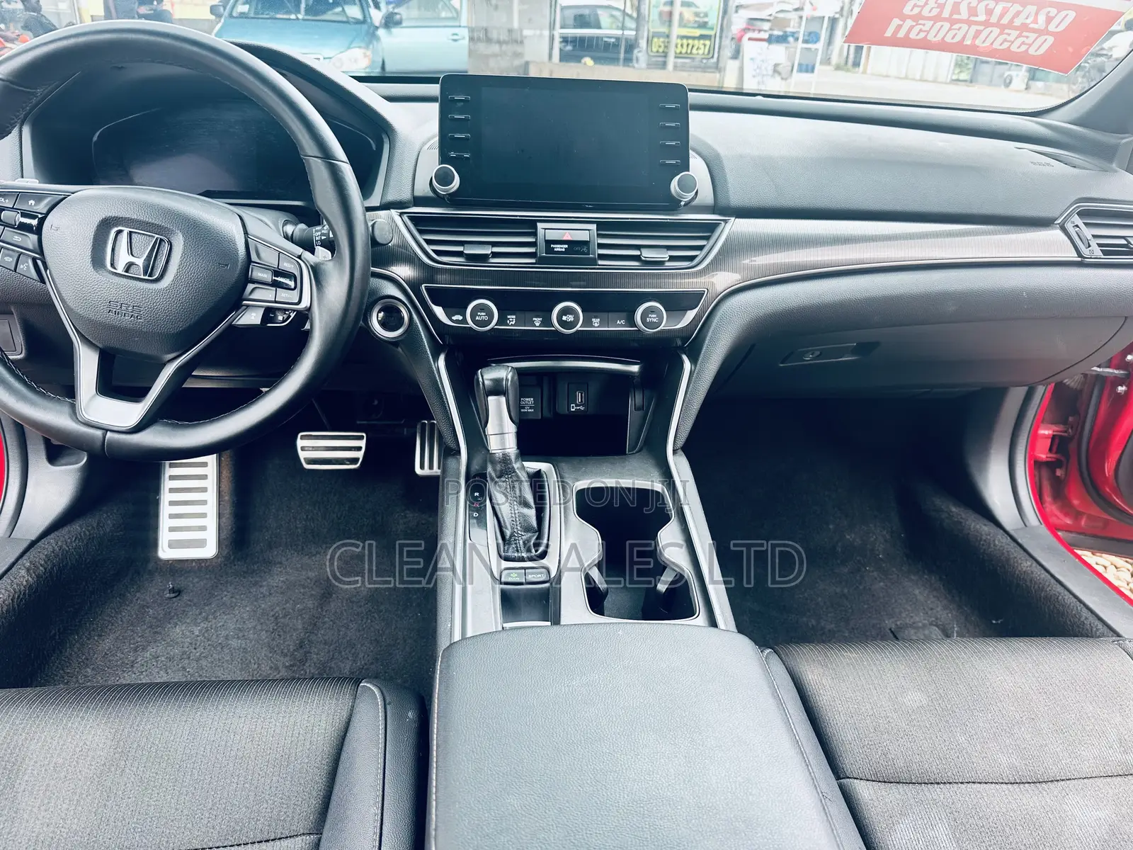 Honda Accord Sport (1.5L 4cyl Turbo CVT) 2019 Red
