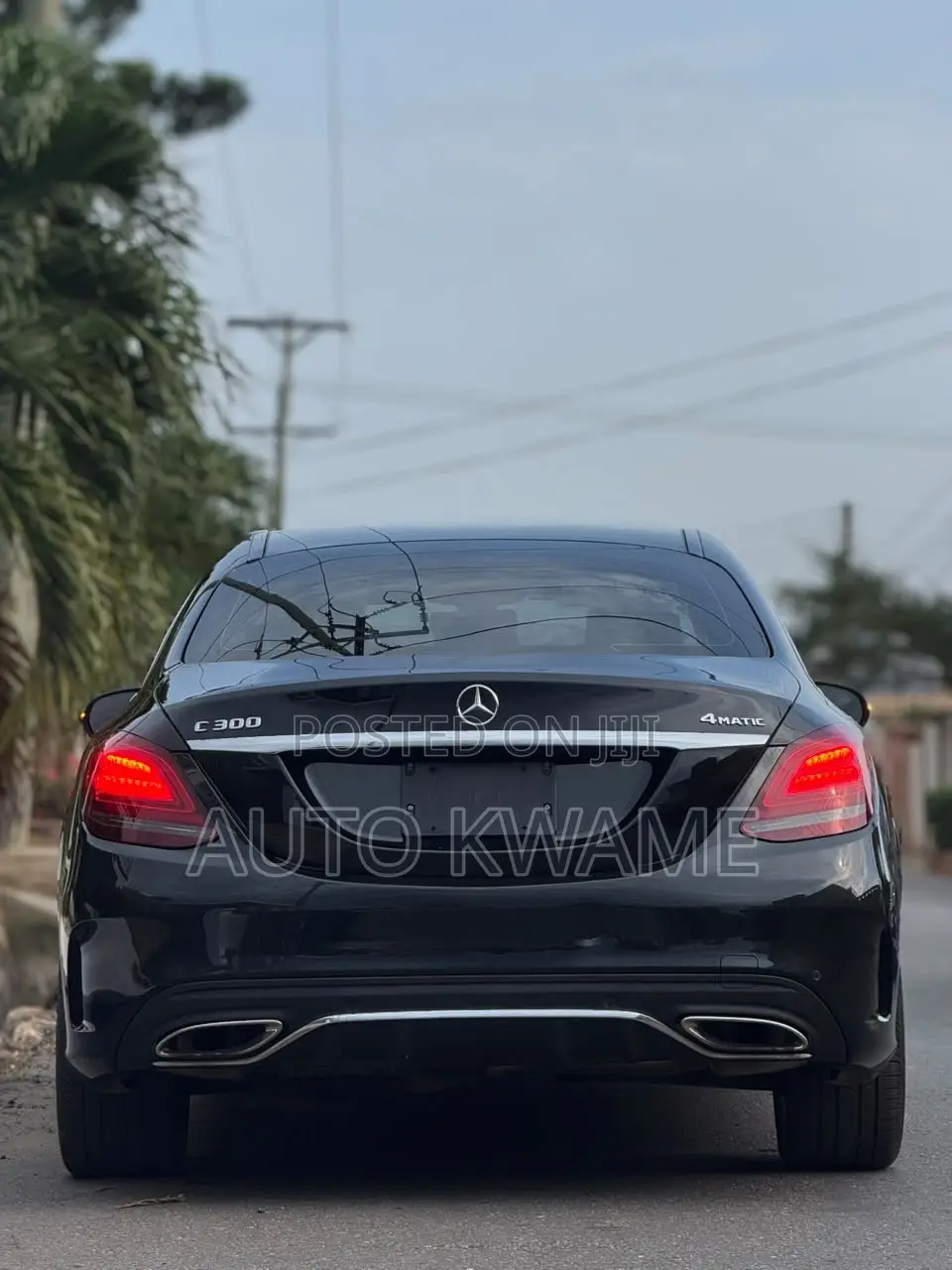 Mercedes-Benz C300 Base C300 AWD 4MATIC Sedan 2019 Black