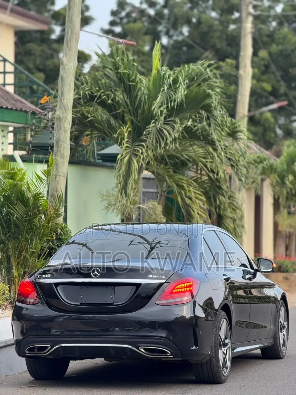 Mercedes-Benz C300 Base C300 AWD 4MATIC Sedan 2019 Black