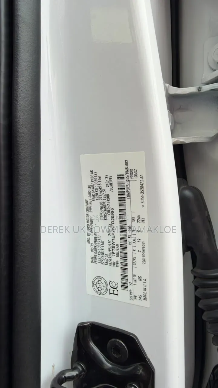 Ford F-150 2019 White