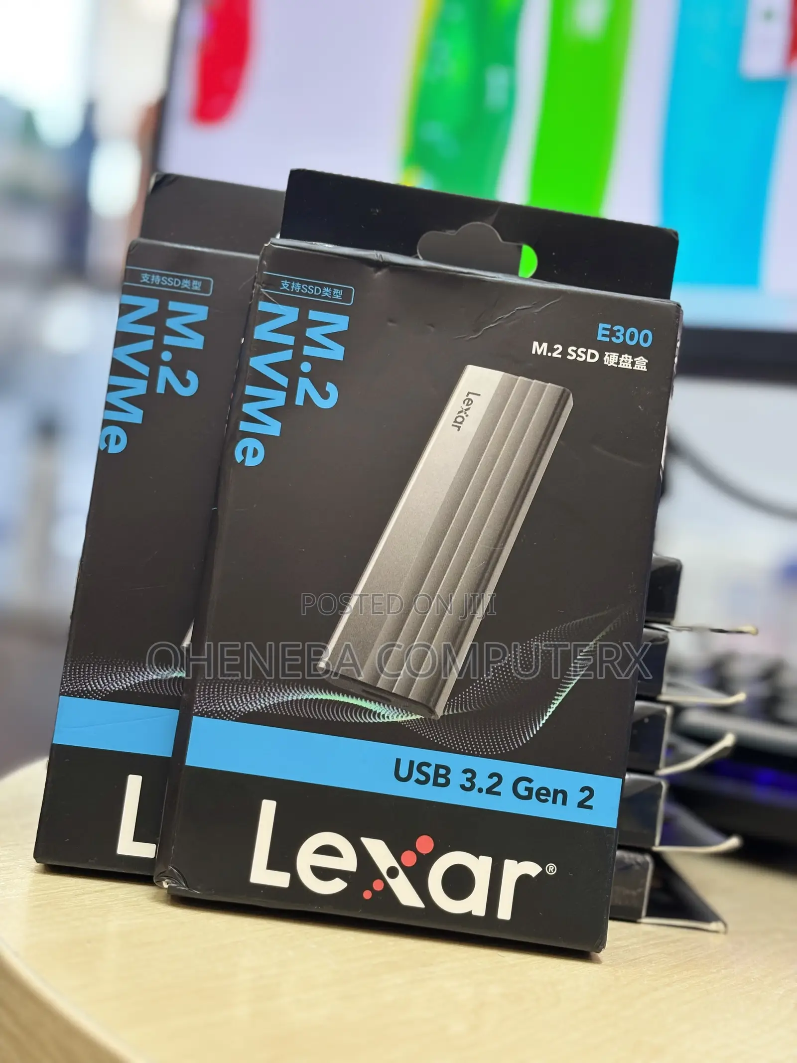 Lexar M.2 Nvme SSD E300 Type-C Enclosure, USB 3.0, Gen 2