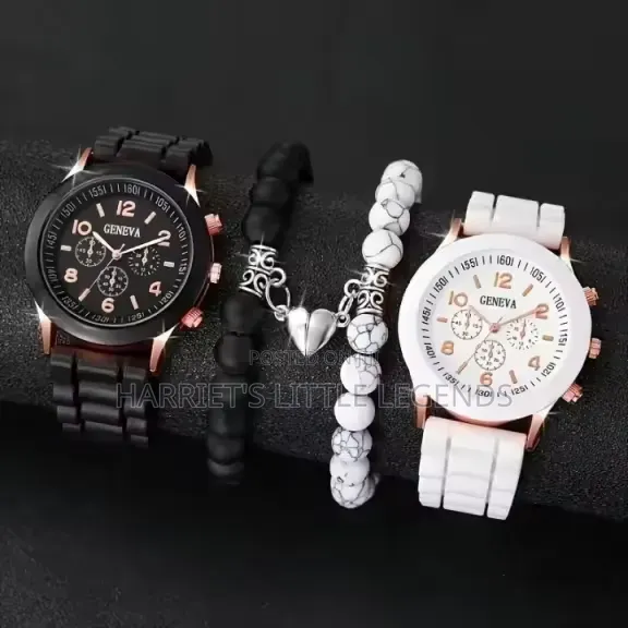 Couple Set With Magnetic Bracelets
