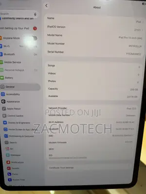 Apple iPad Pro 13 (2024) 256 GB Black