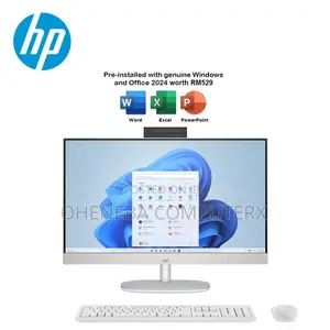 New Desktop Computer HP AiO 24 8GB AMD SSD 256GB