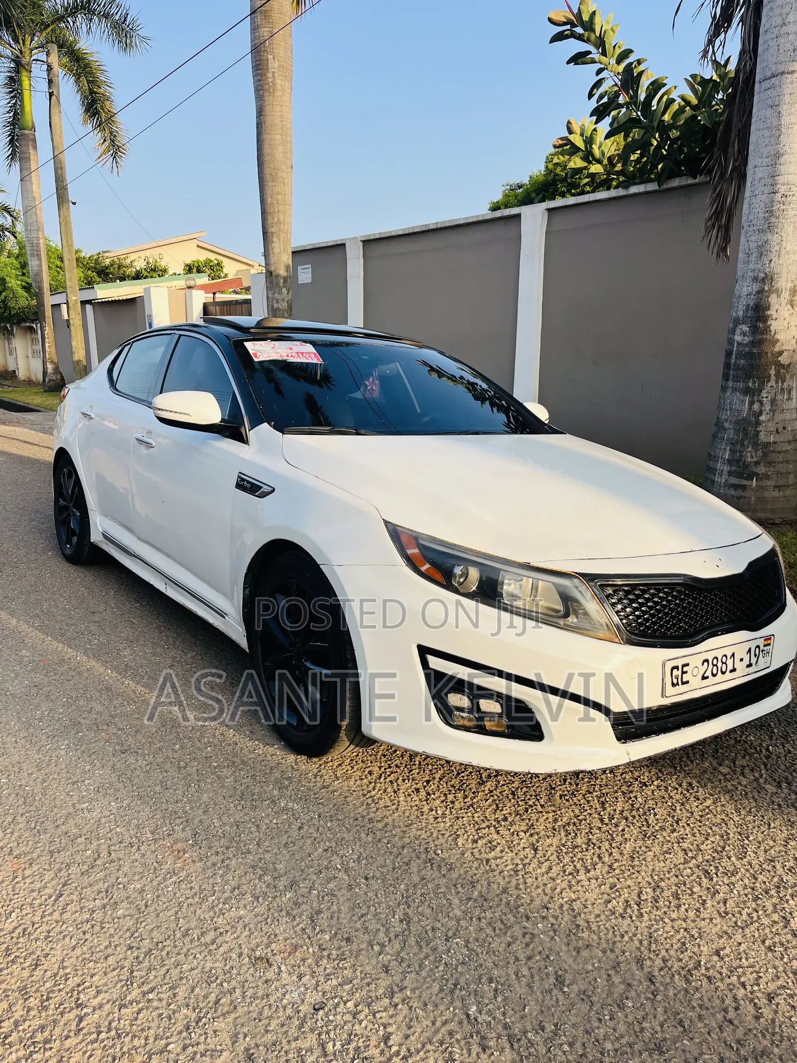Kia Optima SXL Turbo 4dr Sedan (2.0L 4cyl Turbo 6A) 2015 White