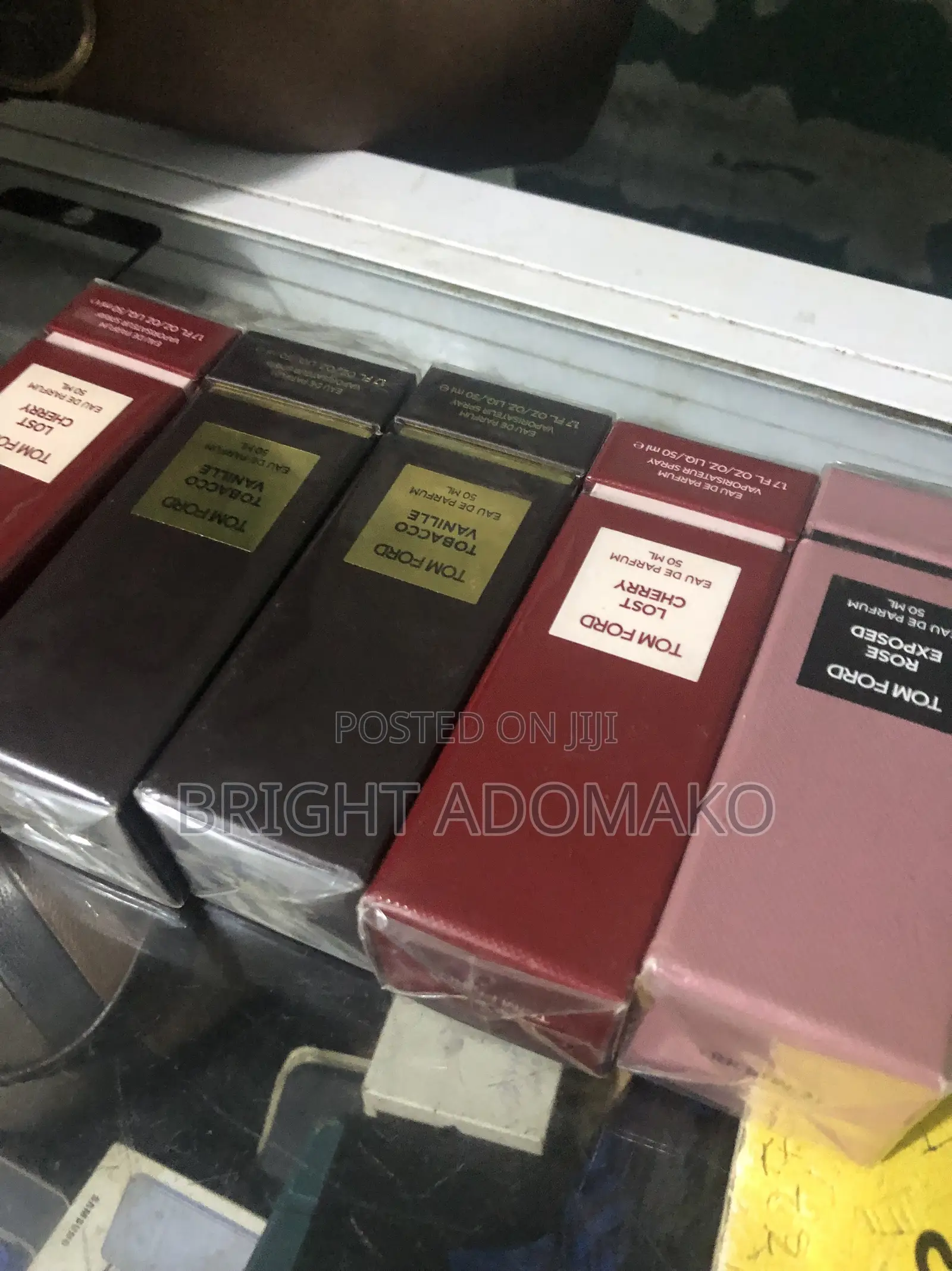 Tomford Tobacco Vanille, Lost Cherry and Rose Exposed