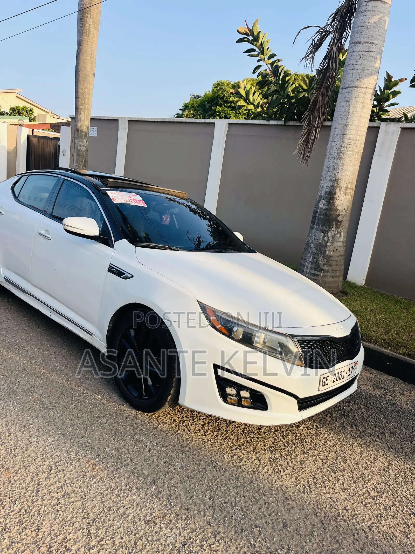 Kia Optima SXL Turbo 4dr Sedan (2.0L 4cyl Turbo 6A) 2015 White
