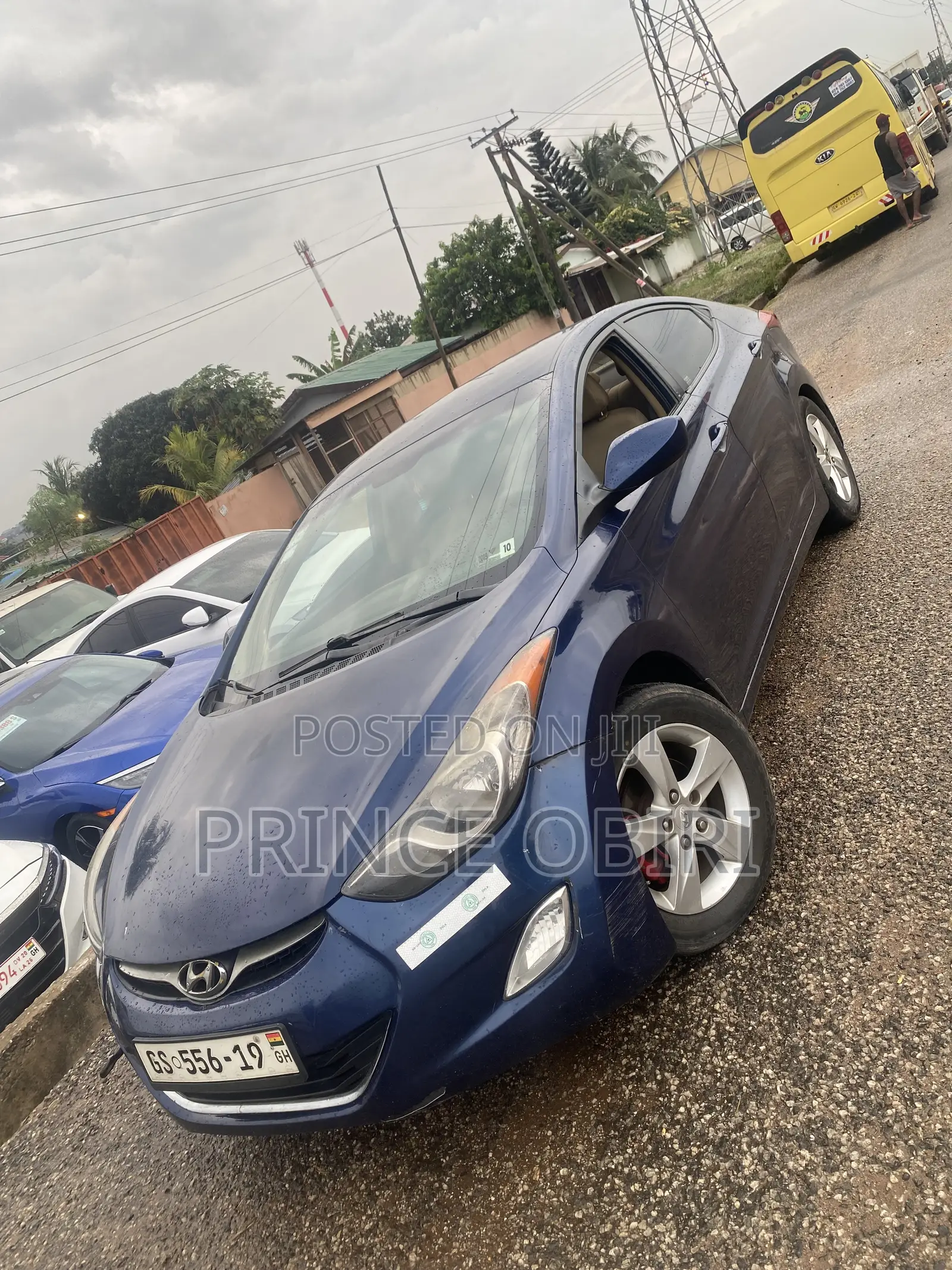 Hyundai Elantra GLS Sedan FWD (1.8L 4cyl 6A) 2013 Blue