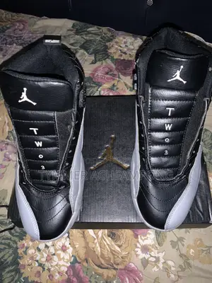 Jordan 12 Black and Ash