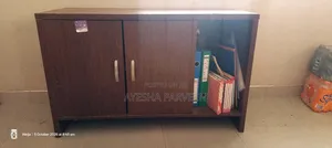 Office Desk and Chair and Cabinet