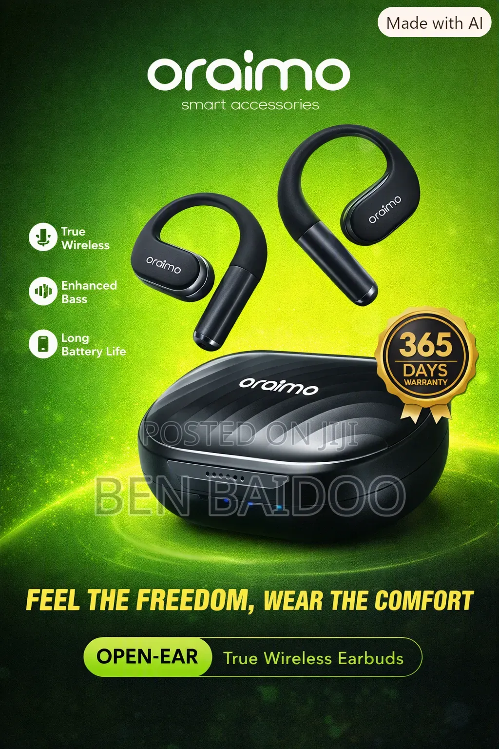 Oraimo Open Arc(Enhanced Bass)