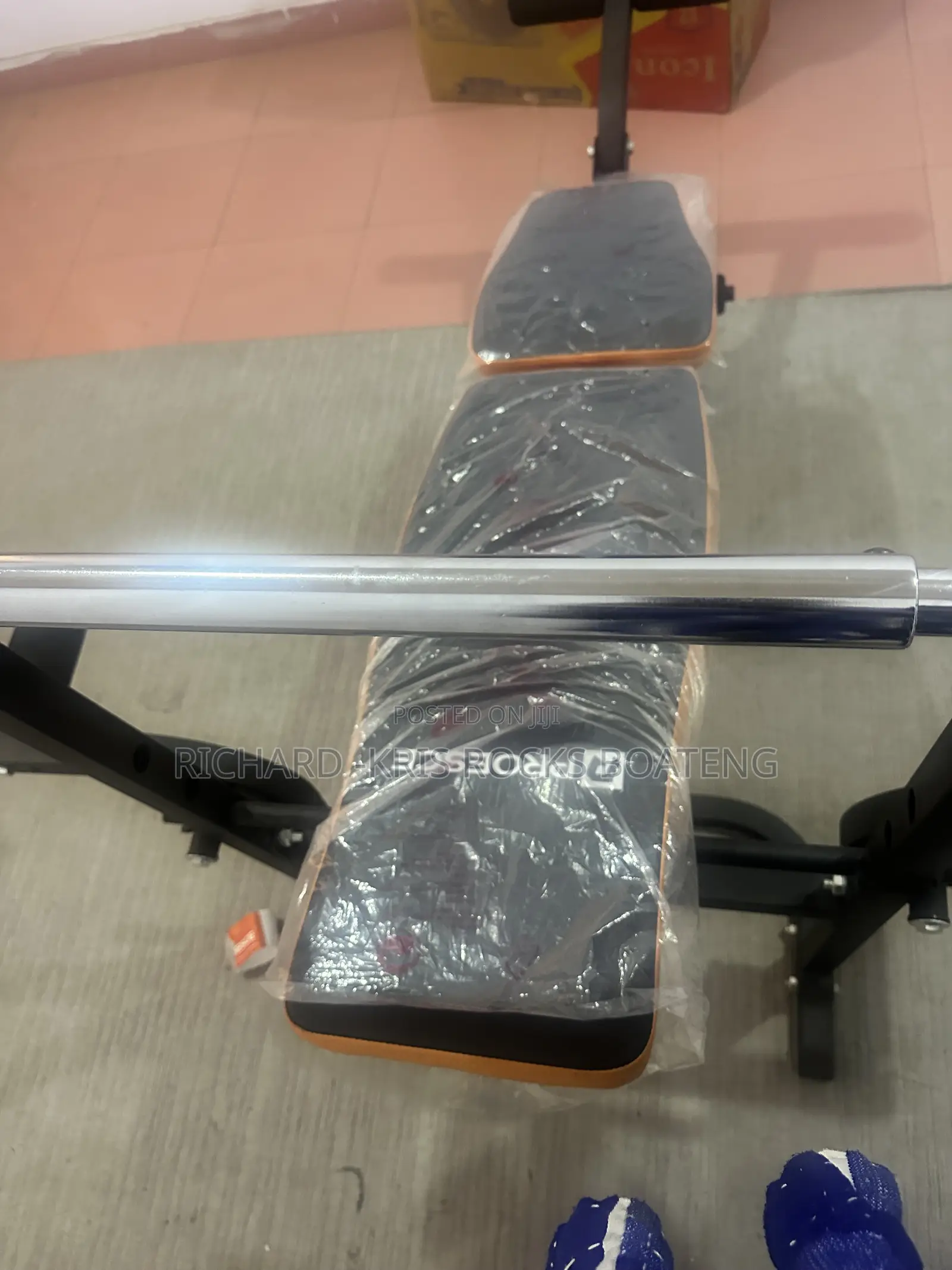 Bench, Barbell and 20kg Weight Set
