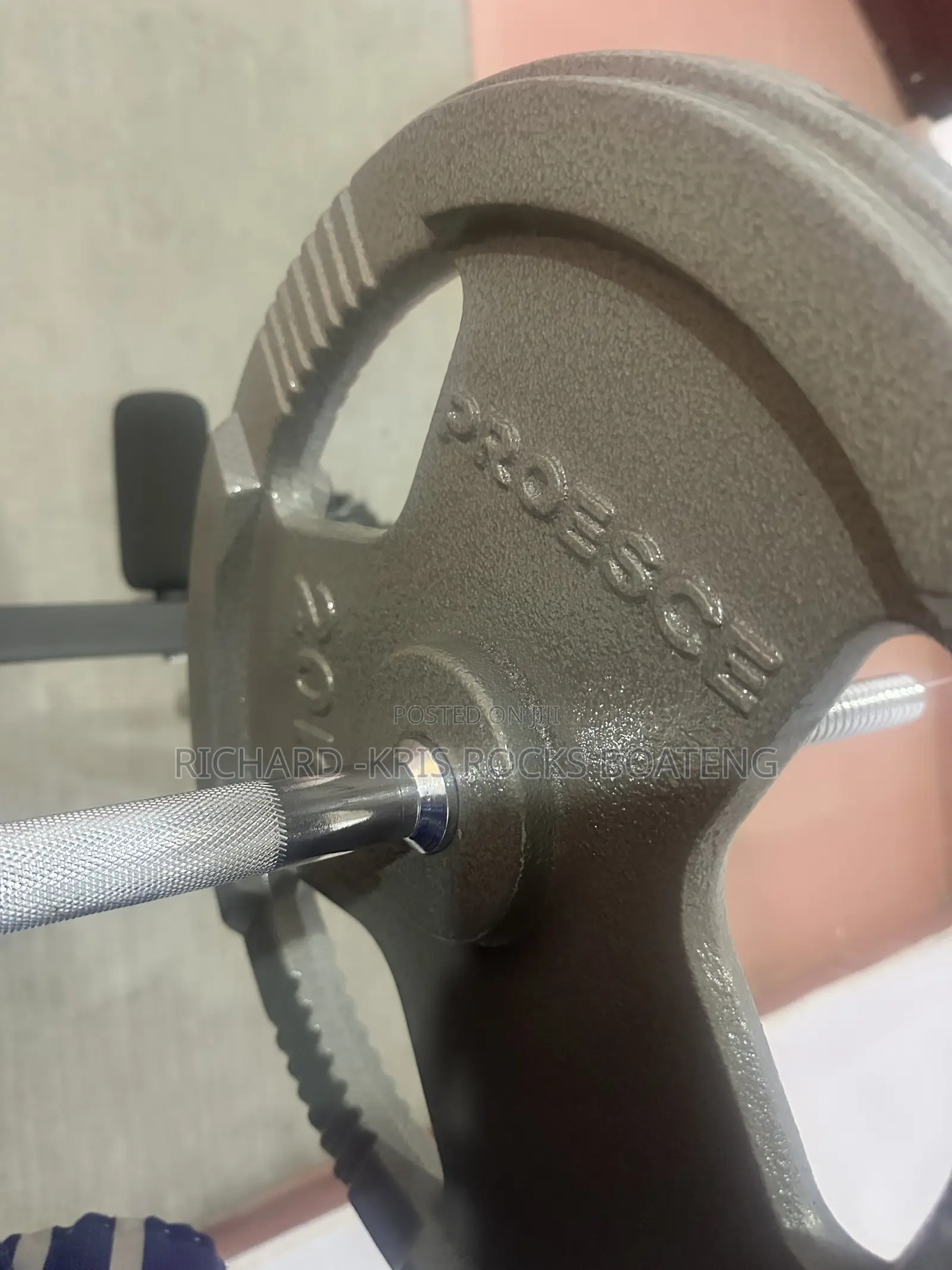 Bench, Barbell and 20kg Weight Set