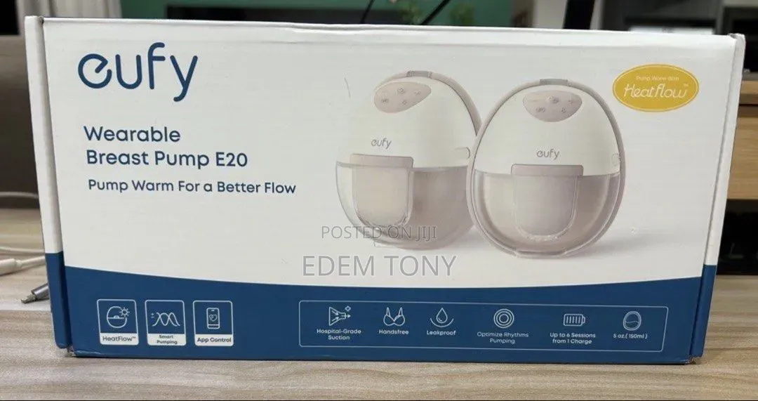 Eufy Heated Wearable Electric Breast Pump E20, Pump Warm -Better Flow