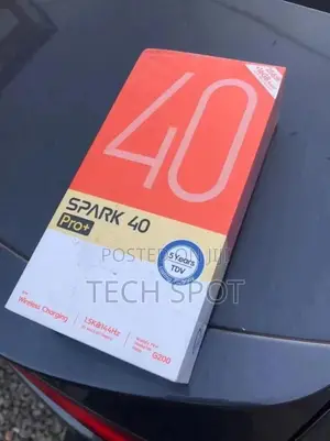 New Tecno Spark 40 Pro+ 256 GB Black
