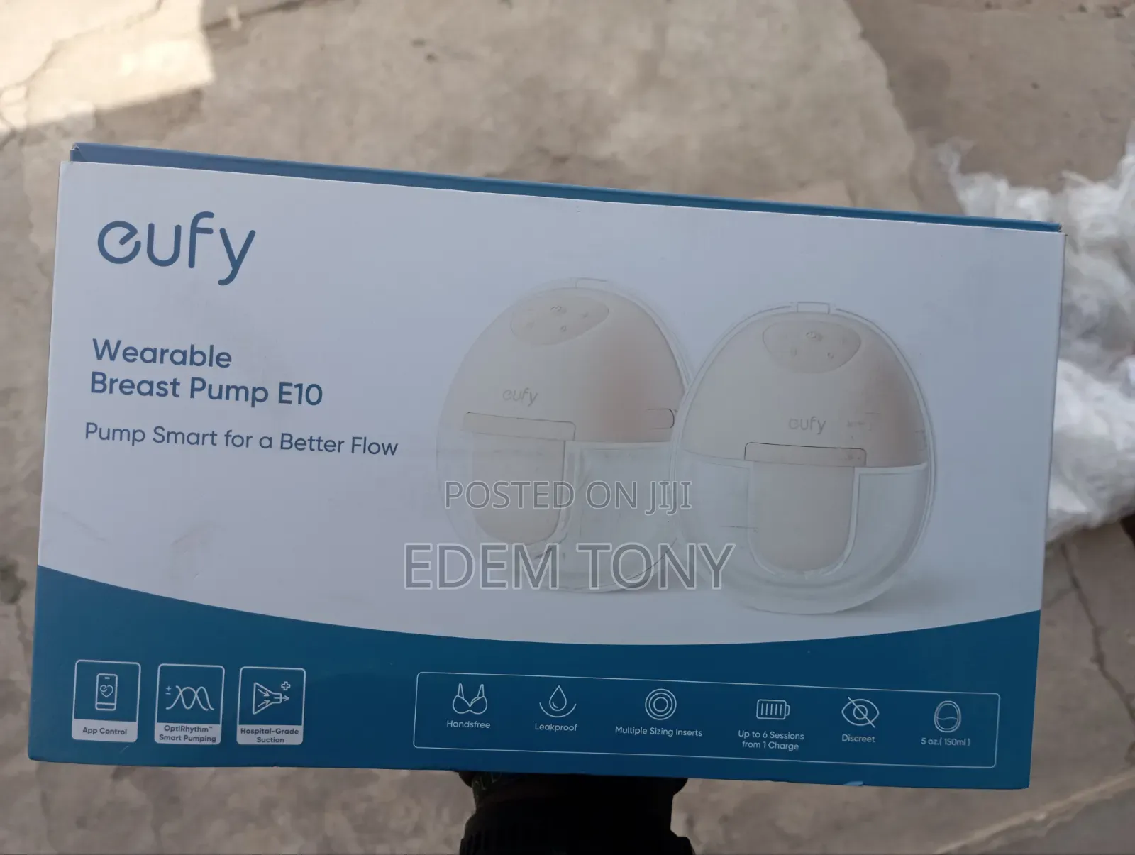 Eufy Wearable Breast Pump E10, App-Controlled, Electric Breast Pump