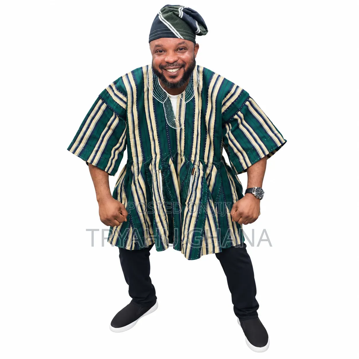 Limited-Edition Batakari Smock for Men | Tryahu