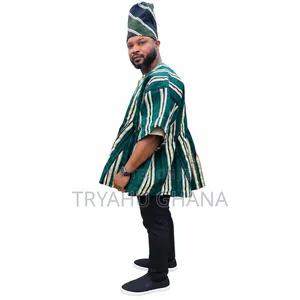 Traditional Ghanaian Fugu Smock for Men | Tryahu