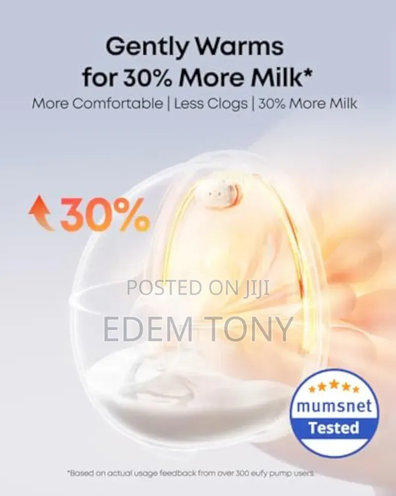 The Eufy Wearable Breast Pump S1 Pro, Featuring Built-in HeatFlow