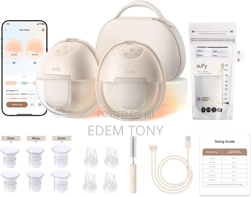 The Eufy Wearable Breast Pump S1 Pro, Featuring Built-in HeatFlow