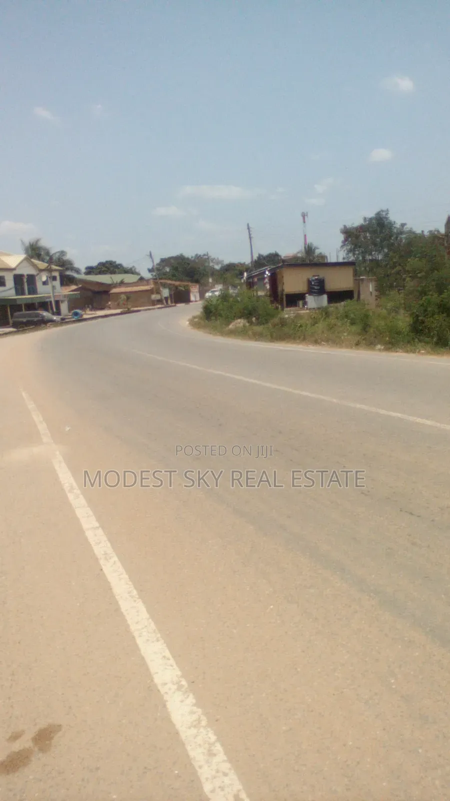 4 Plots of Land for Sell at Main Road Amasaman Cocobord