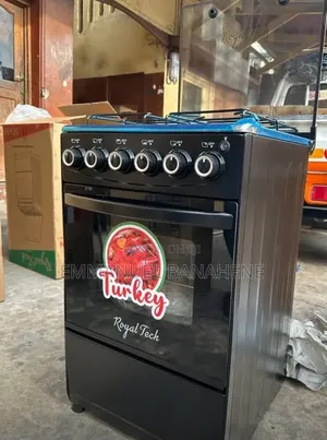 Royal Tech 4 Burner Gas Stove With Oven