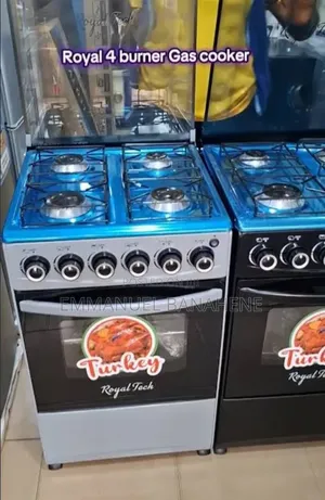 Royal Tech 4 Burner Gas Stove With Oven