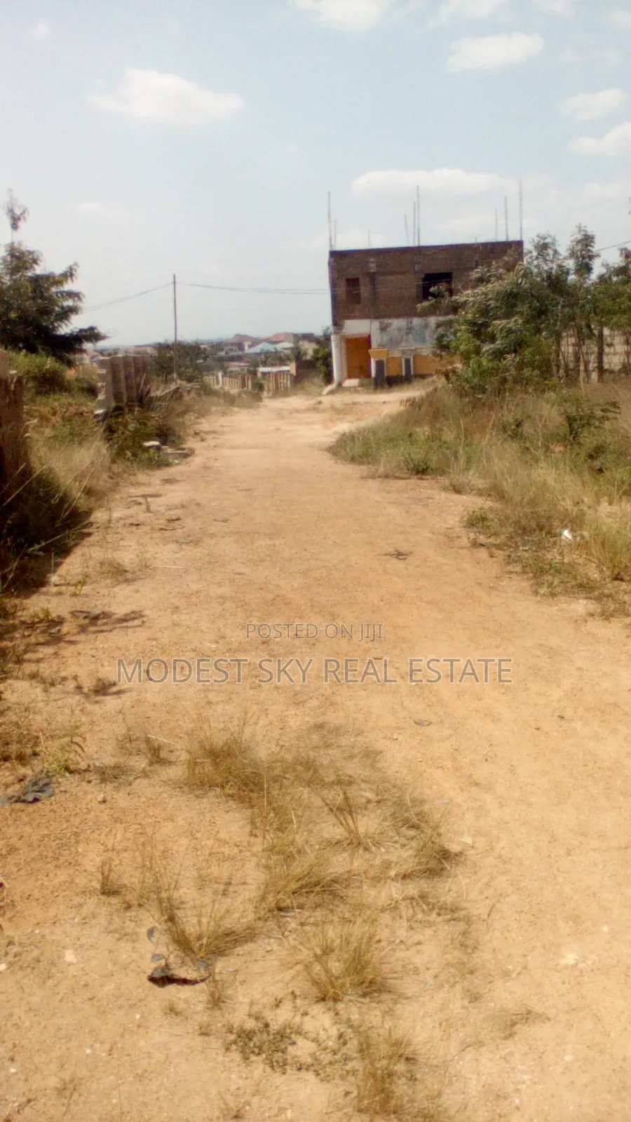 One Plot of With Uncompleted for Sell at Amasaman Obeyeyie Jidda
