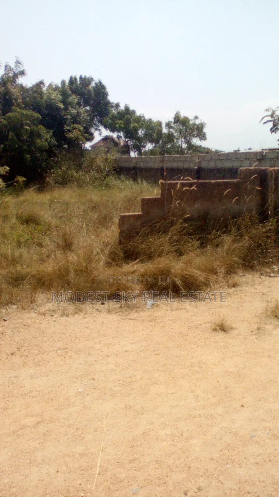 One Plot of With Uncompleted for Sell at Amasaman Obeyeyie Jidda