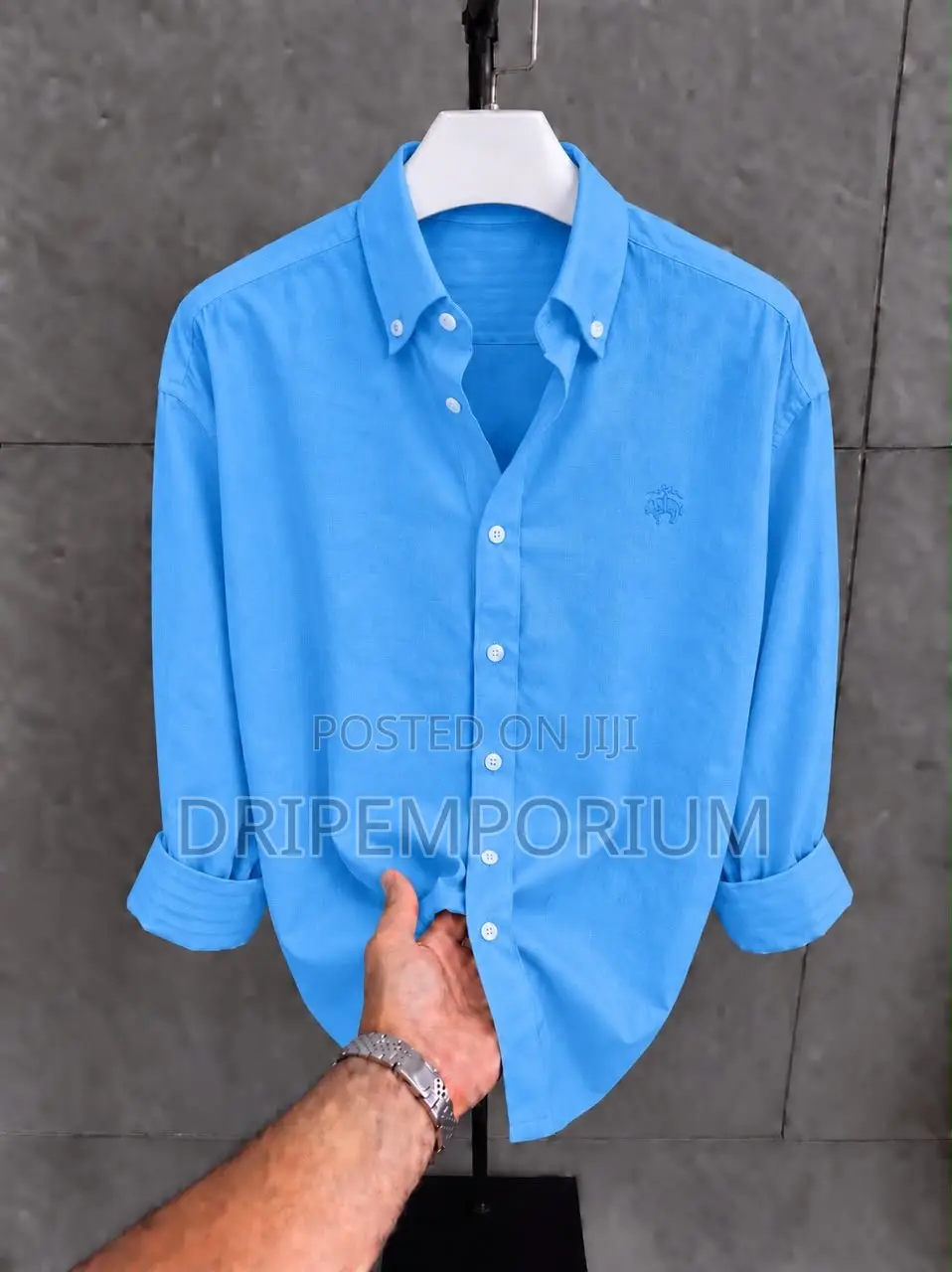 Turquoise Striped Lacoste