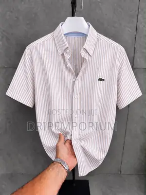 Turquoise Striped Lacoste