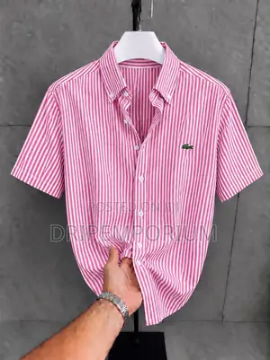 Turquoise Striped Lacoste