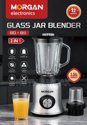 2in1 Glass Blender