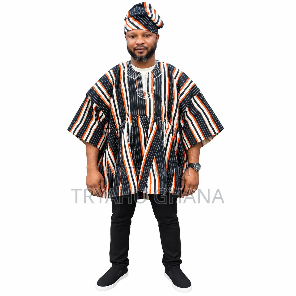 Premium Traditional Smock for Men in Accra | Tryahu