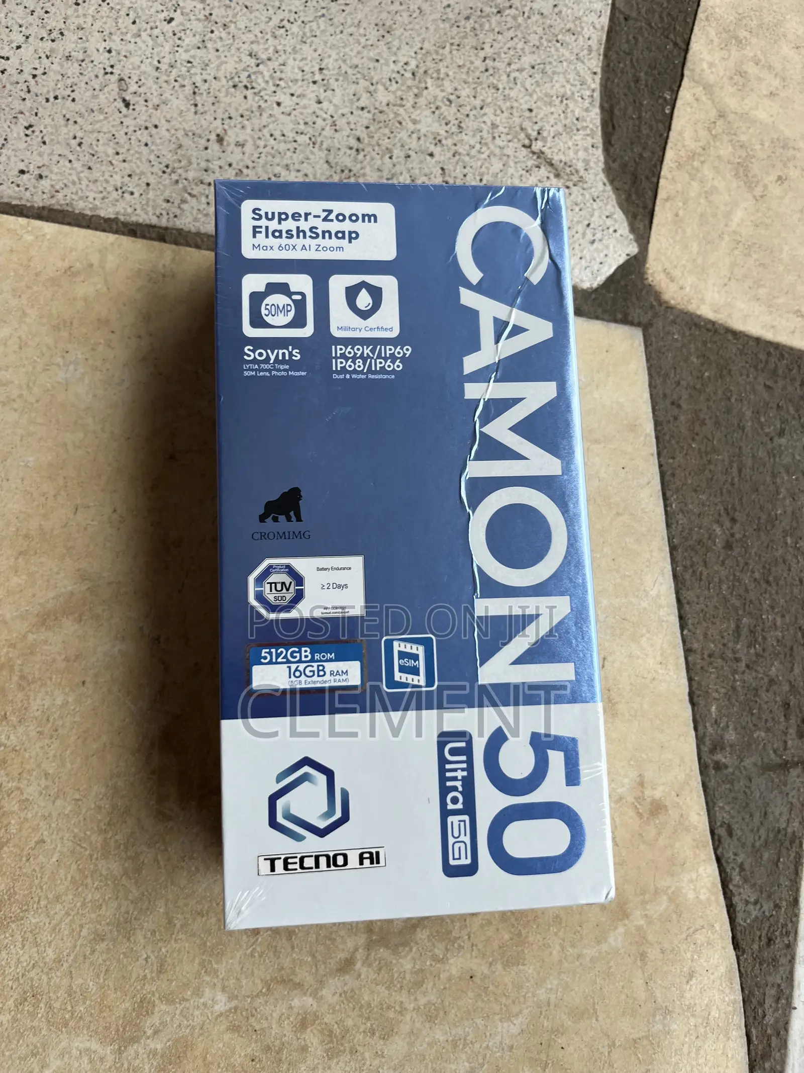 New Tecno Camon 50 Ultra 512 GB