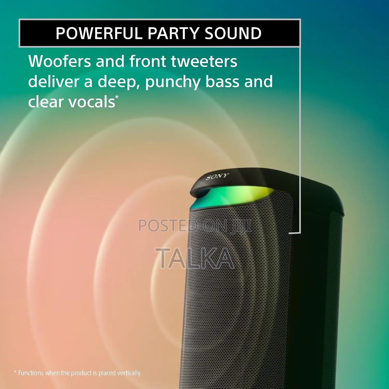 Rechargeable Sony - XV500 X-Series Wireless Party Speaker