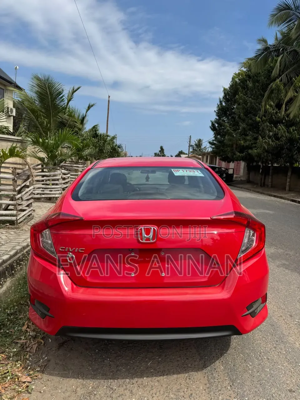 Honda Civic 2016 Red