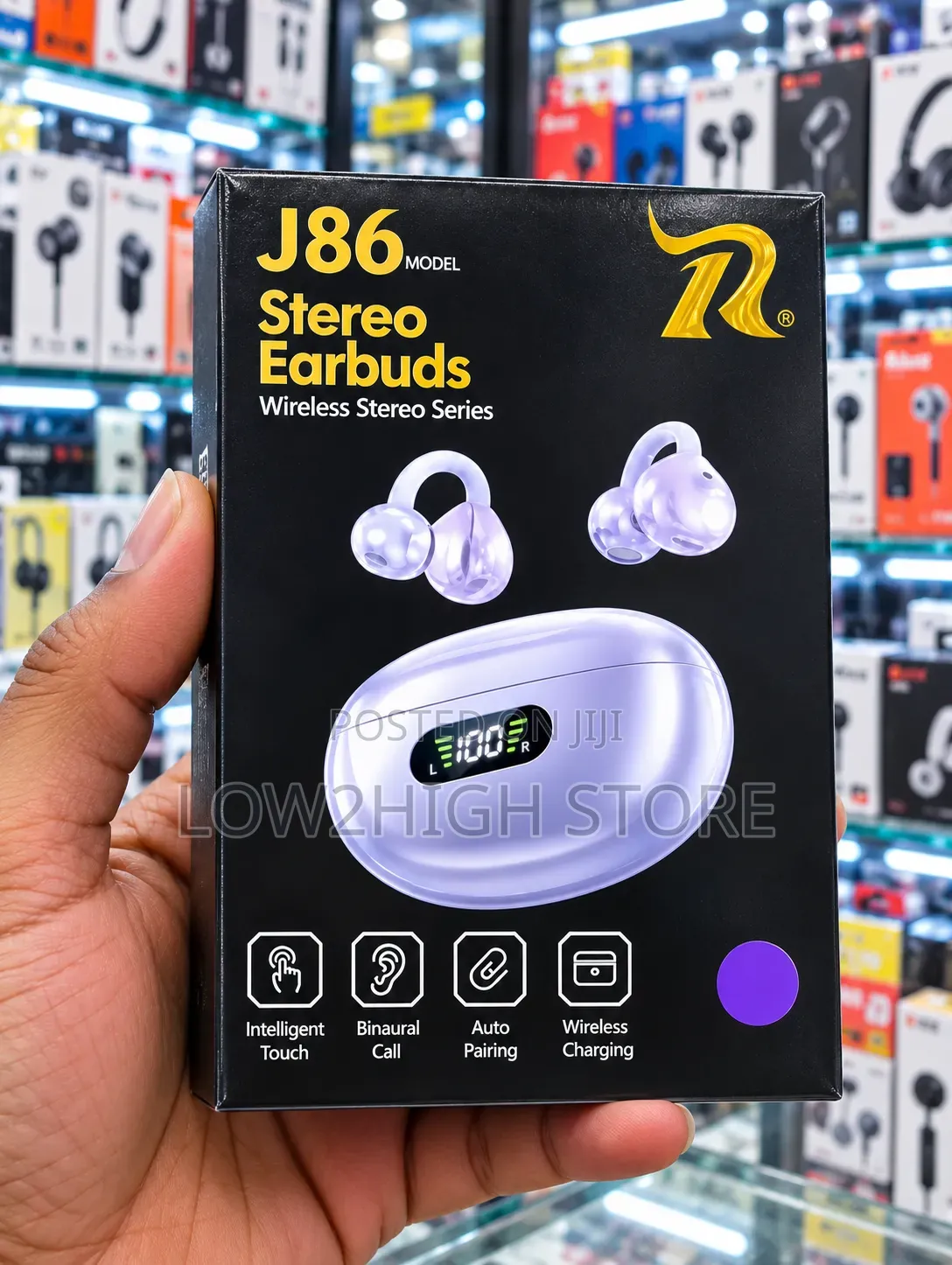 J86 Open-Ear Wireless Stereo Earbuds -
Low2High