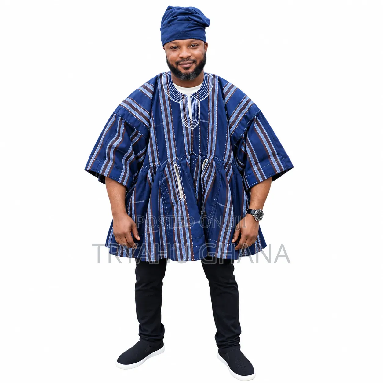 Shop Multi-Colored Ghanaian Smocks, Fugu & Batakari | Tryahu