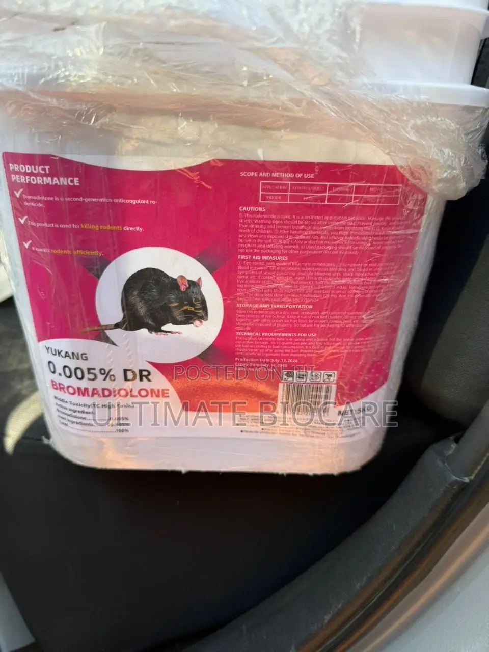Wipe Out Rodents Fast - Rodent Bait (1kg)