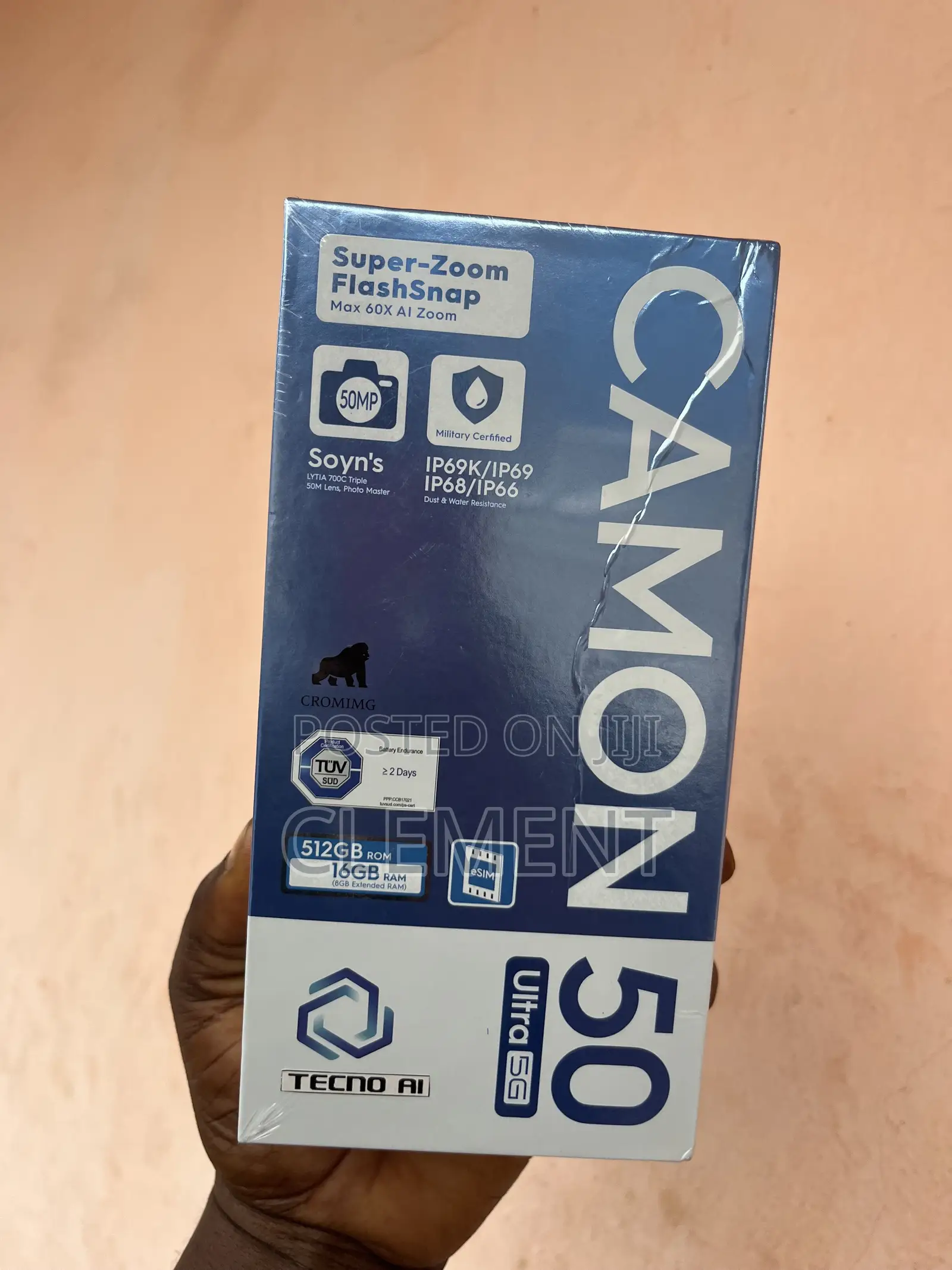 New Tecno Camon 50 Ultra 512 GB
