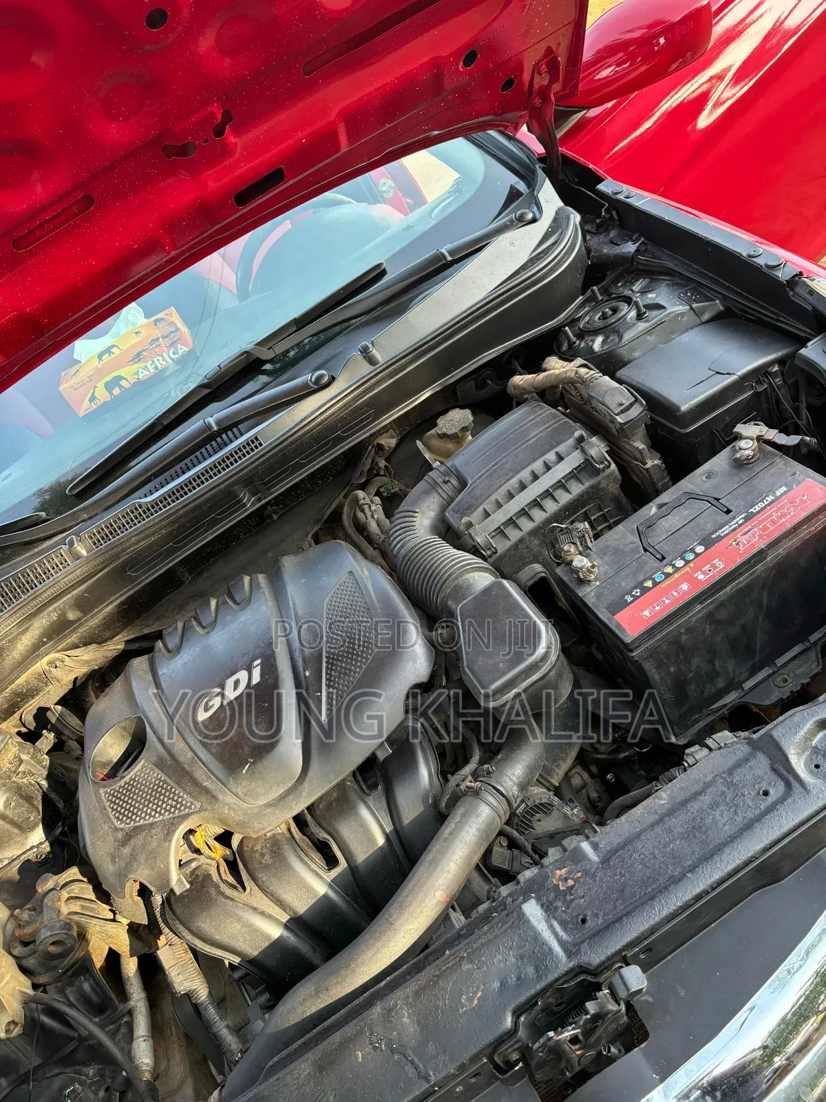 Hyundai Sonata 2013 Red