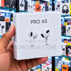 Pro 6S TWS Wireless Bluetooth Earbuds Low2High