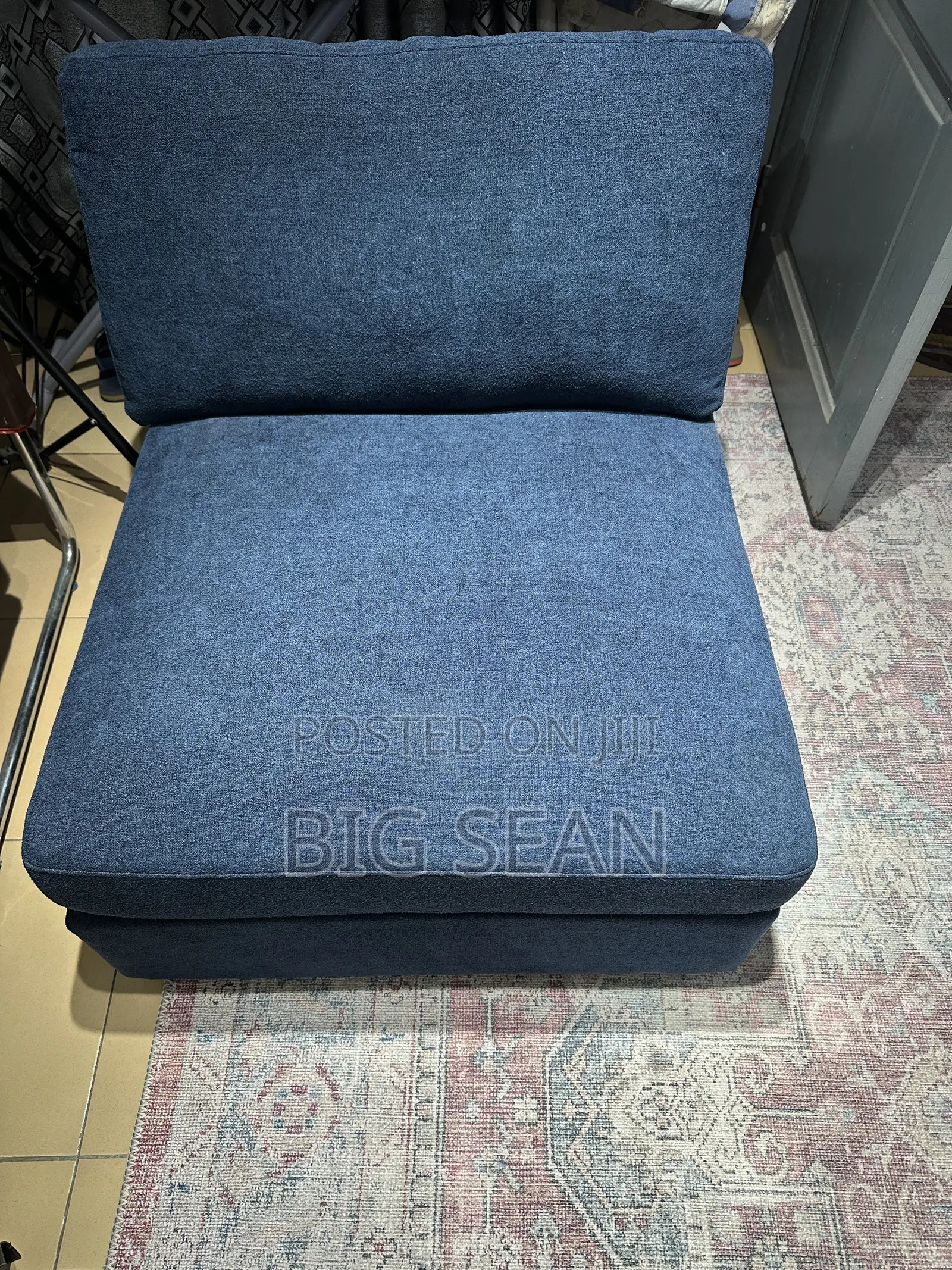 Single Armless Sofa