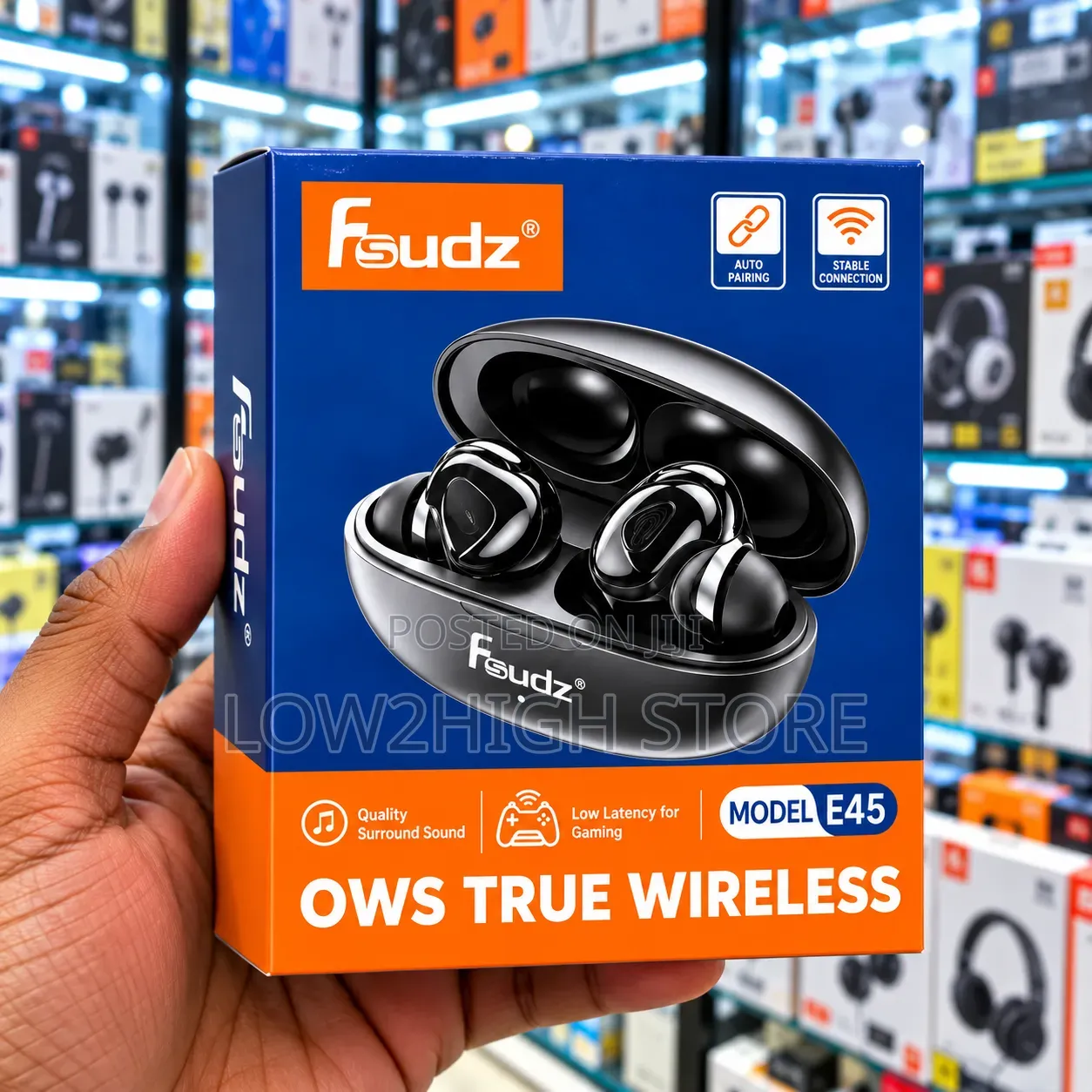 Fsudz E45 OWS Open-Ear True Wireless Earbuds - Low2High