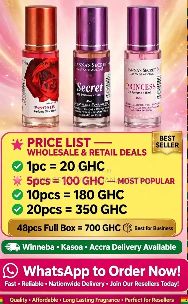 Hanna's Secret 15ml Start a Business With 100ghc